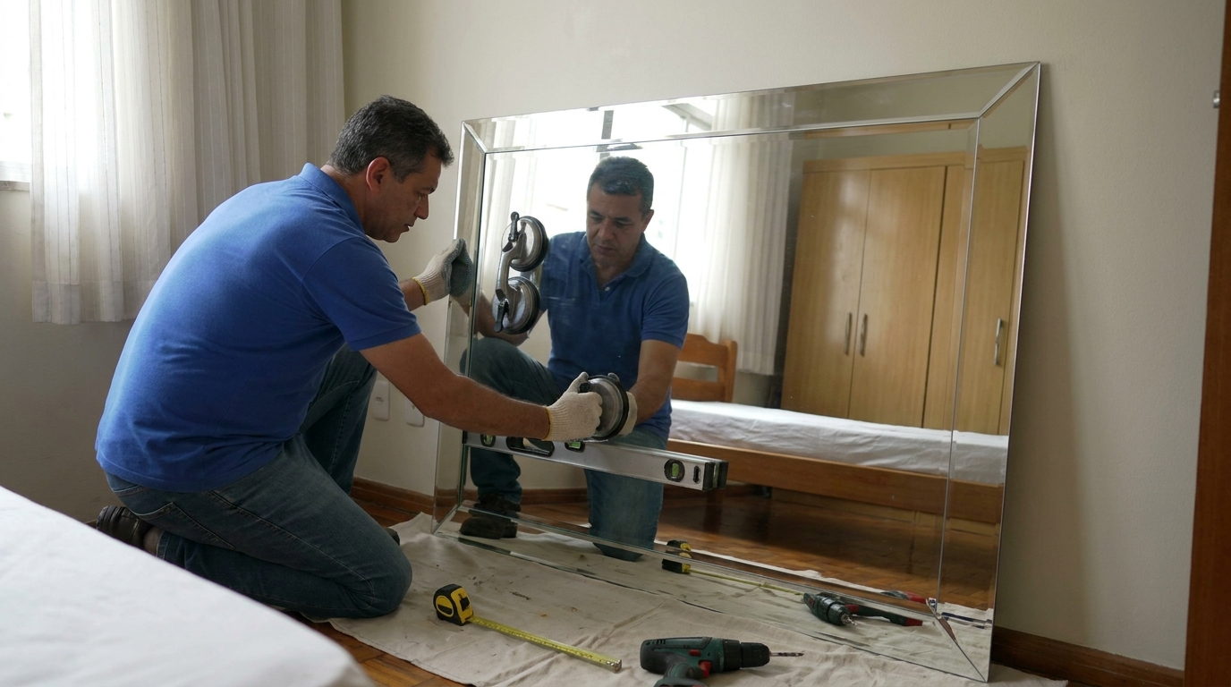 Espelhos para Ambientes Comerciais no IAPI, Osasco‑SP