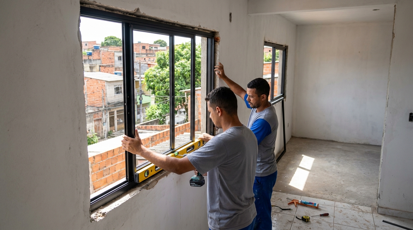 Produção de Portas e Janelas no IAPI, Osasco‑SP