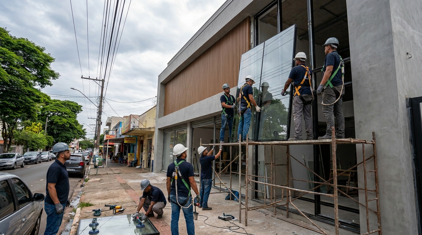 Fachada de Vidro em Osasco‑SP